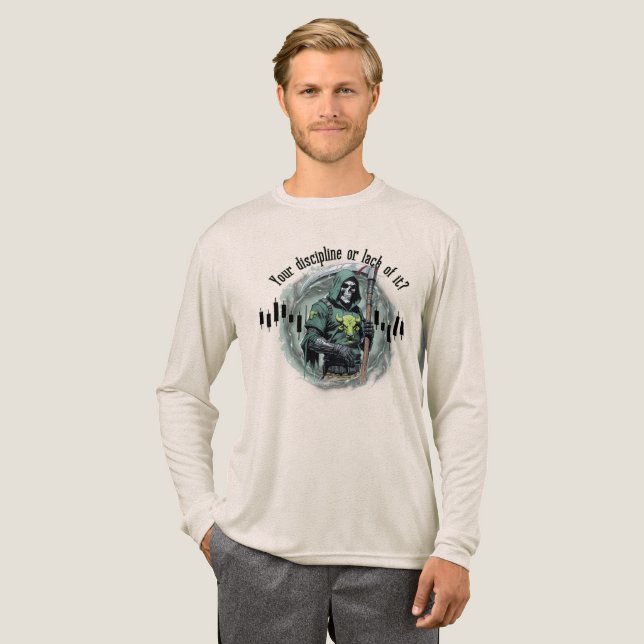  Fantasy trade design | Grim Reaper |  motivation T Shirt (Hel framsida)