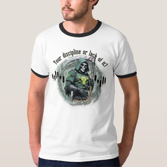  Fantasy trade design | Grim Reaper |  motivation T Shirt (Framsida)