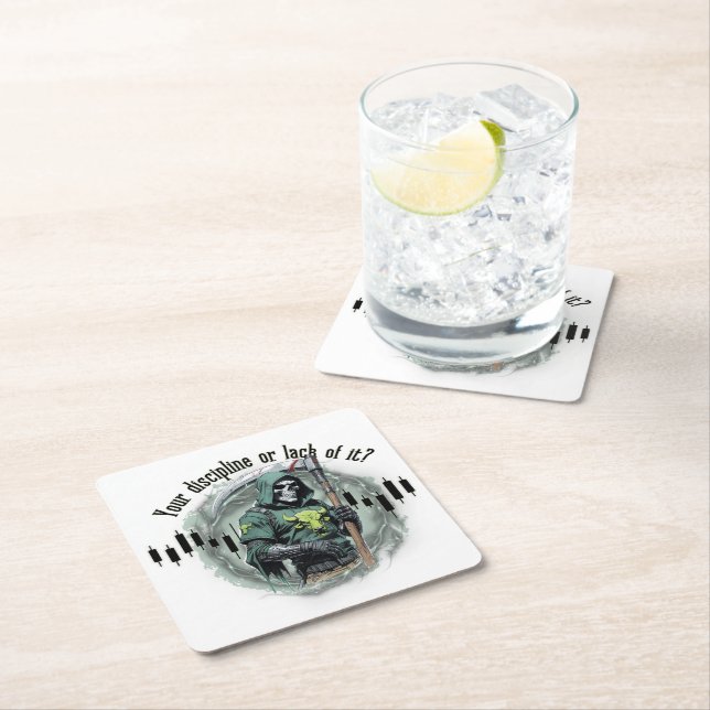  Fantasy trade design | Grim Reaper |  motivation Underlägg Papper Kvadrat (Insitu)