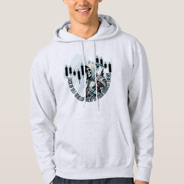Fantasy Trade design | Motivering | Biggest Enemy Hoodie (Framsida)