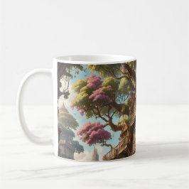 Fantasy Treehouse set of Coffee Mugg
