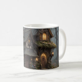 Fantasy Treehouse set of Coffee Mugg