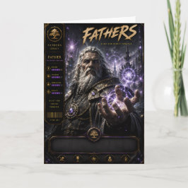 Fantasy Trollkarl Fader Kort