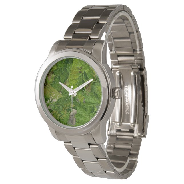 Fantasy Tropical Forest Armbandsur (Vinklad)