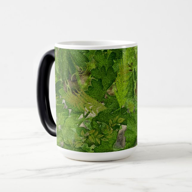Fantasy Tropical Forest Magisk Mugg (Framsida vänster)