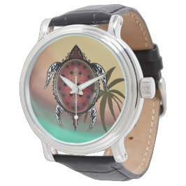 Fantasy Turtle Tattoo Armbandsur