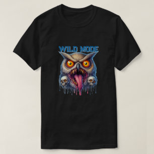 Fantasy Ugglan i Vild Mode T Shirt