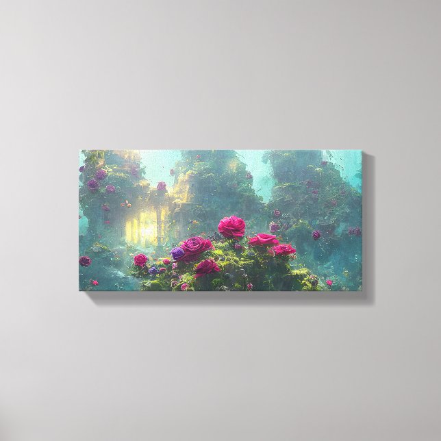 FANTASY under Vatten - Wrapped Canvas (Framsida)