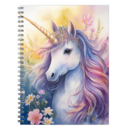 Fantasy Unicorn - bärbar dator 6,5 x 8,75 tum Anteckningsbok