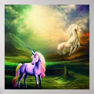 Fantasy Unicorn - Mythical Creature Poster