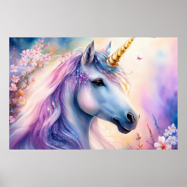 Fantasy Unicorn Poster (Framsidan)