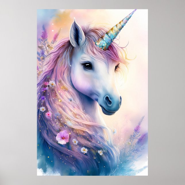 Fantasy Unicorn Poster (Framsidan)
