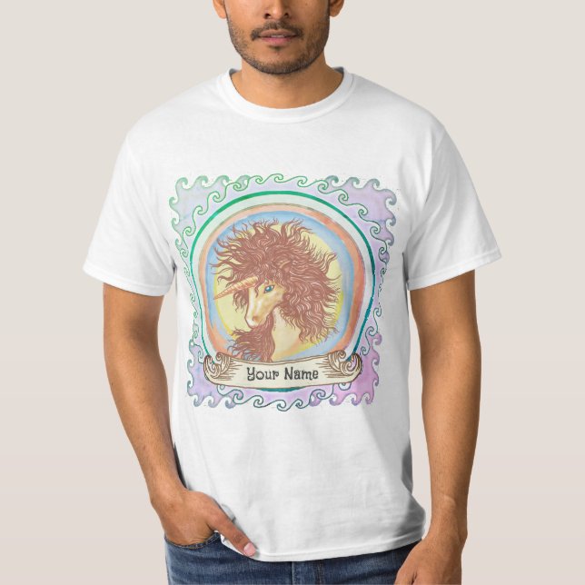 Fantasy Unicorn T Shirt (Framsida)