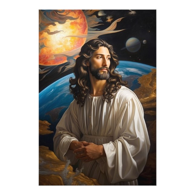 *~* Fantasy Universe with Planet Earth AP50 Fototryck (Framsidan)