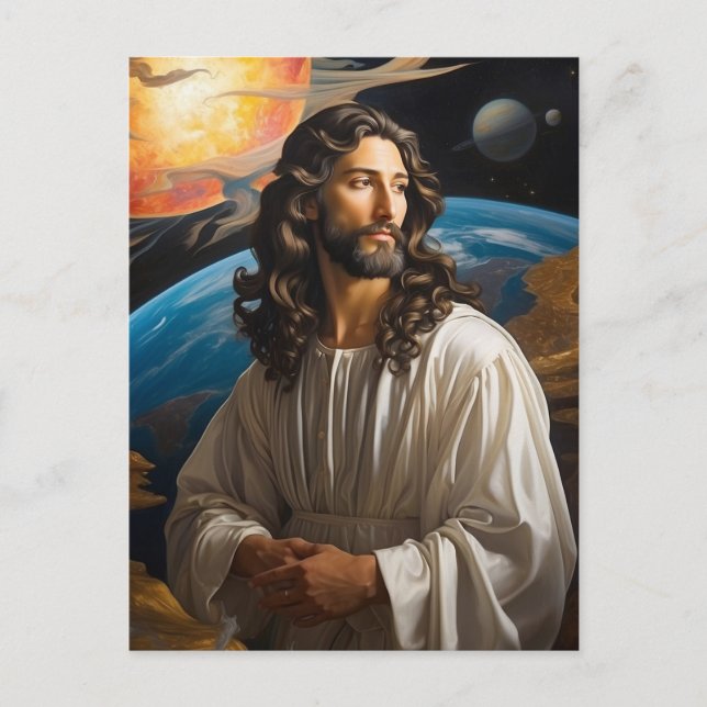 *~* Fantasy Universe with Planet Earth AP50 Vykort (Framsida)