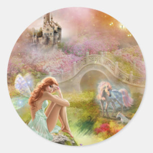 Fantasy Valley Runt Klistermärke