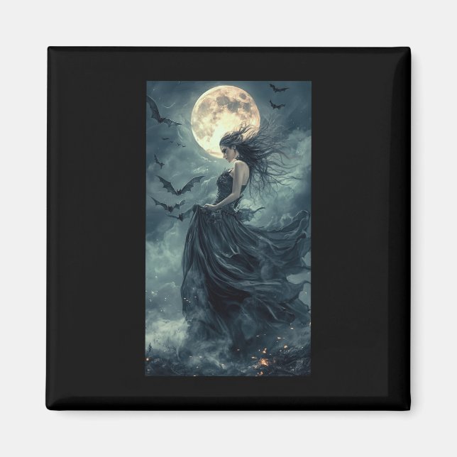 Fantasy Vampire Moonlight 1 Magnet (Framsidan)