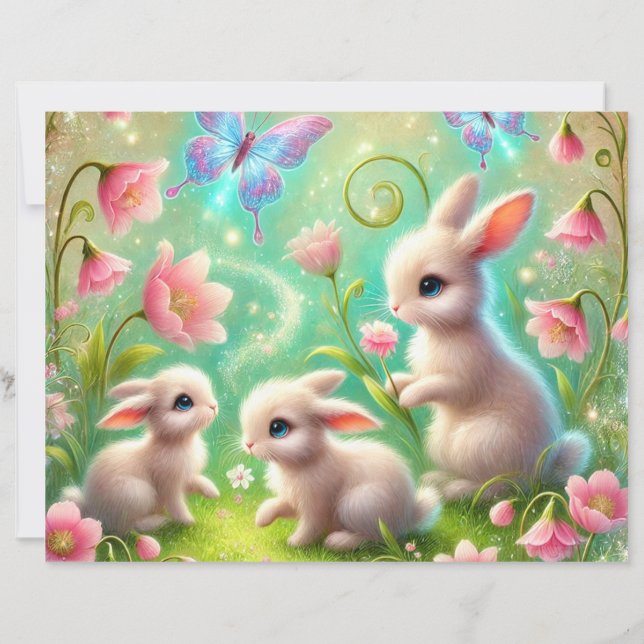 Fantasy Vår Bunny Garden (Baksida)