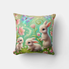 Fantasy Vår Bunny Garden Kudde