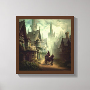 Fantasy Victorian England 1 Canvastryck