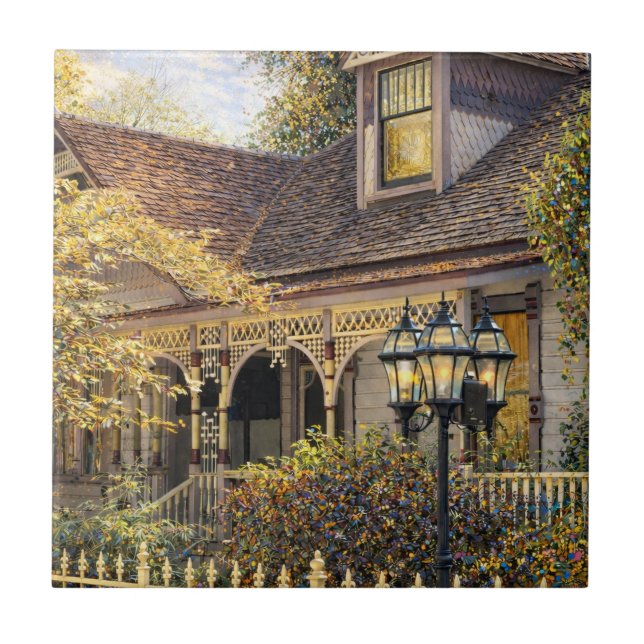 Fantasy Victorian Gingerbread I Kakelplatta (Framsidan)