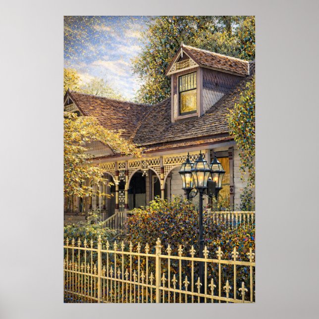 Fantasy Victorian Gingerbread I Poster (Framsidan)