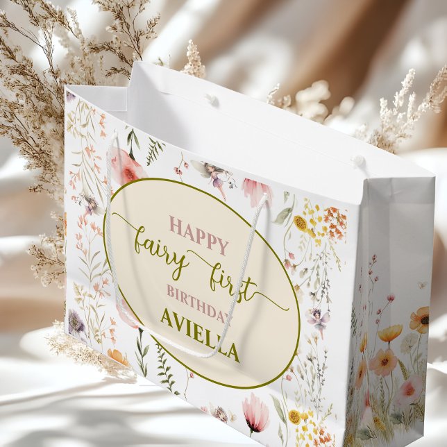 Fantasy vildblomma fe första födelsedagen presentp (Skapare uppladdad)
