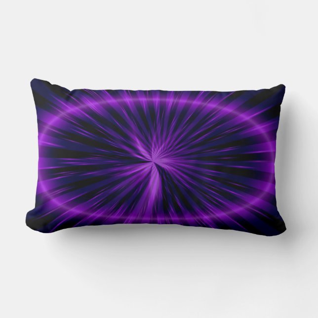 Fantasy Violet Art Design Abstrakt Pillow 18 Lumbarkudde (Framsida)