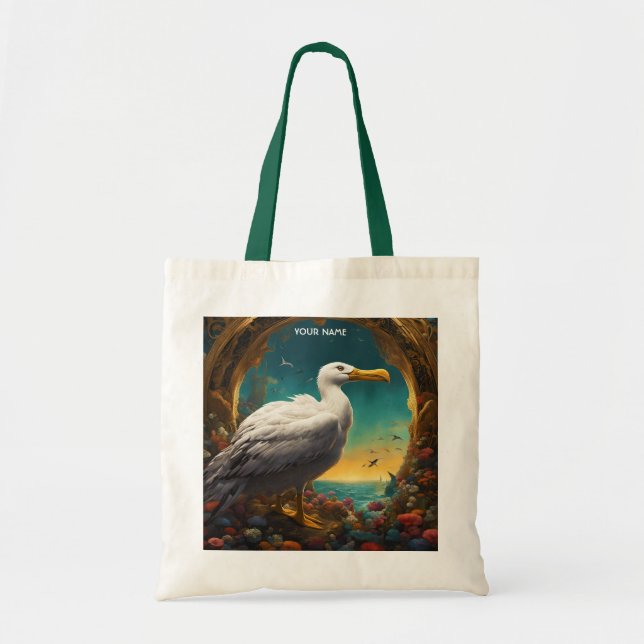 Fantasy Vivid Majestic Underbar Albatross Tygkasse (Framsidan)