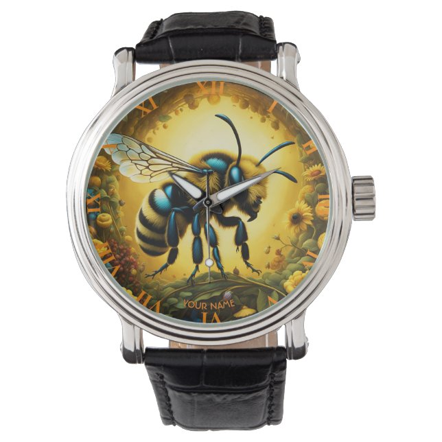 Fantasy Vivid Majestic Underbar Bee Armbandsur (Framsida)