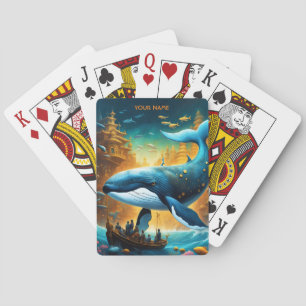 Fantasy Vivid Majestic Underbar Whale Casinokort