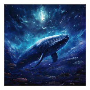 Fantasy Whale Fototryck