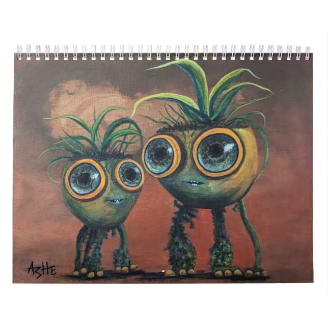 Fantasy Whimsical Surrealism 12 månaders kalender (Omslag)