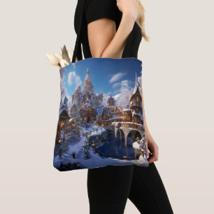 Fantasy Winter City Tygkasse