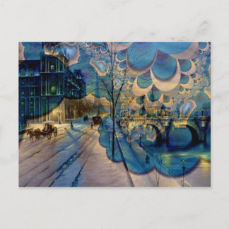 Fantasy Winter i Paris Vykort