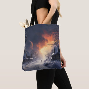 Fantasy Winter liggande Tygkasse