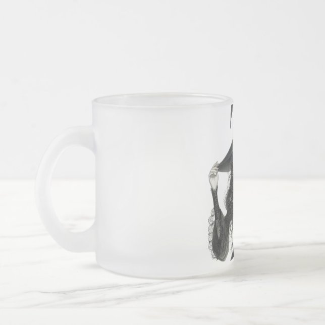 Fantasy Witch Art Ceramic Mugg (Vänster)