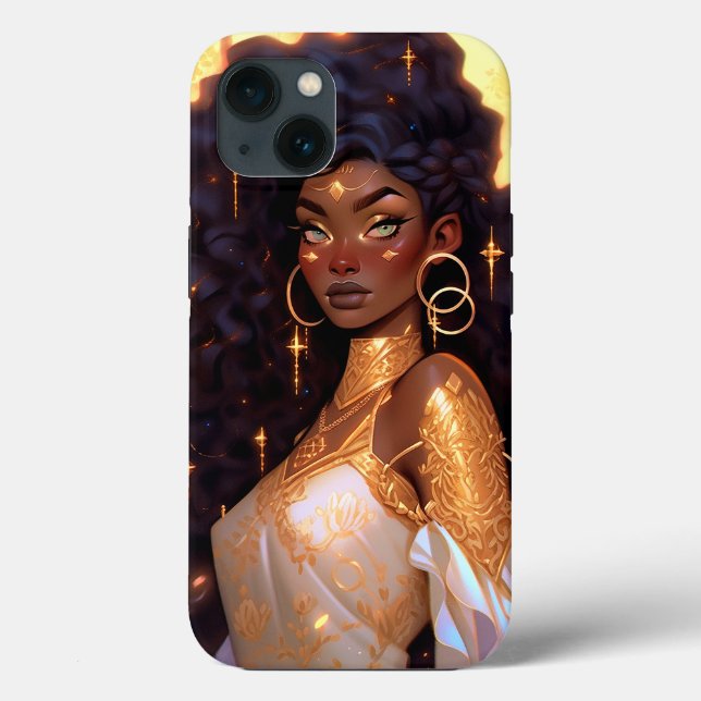 Fantasy Woman African American Art (Baksida)