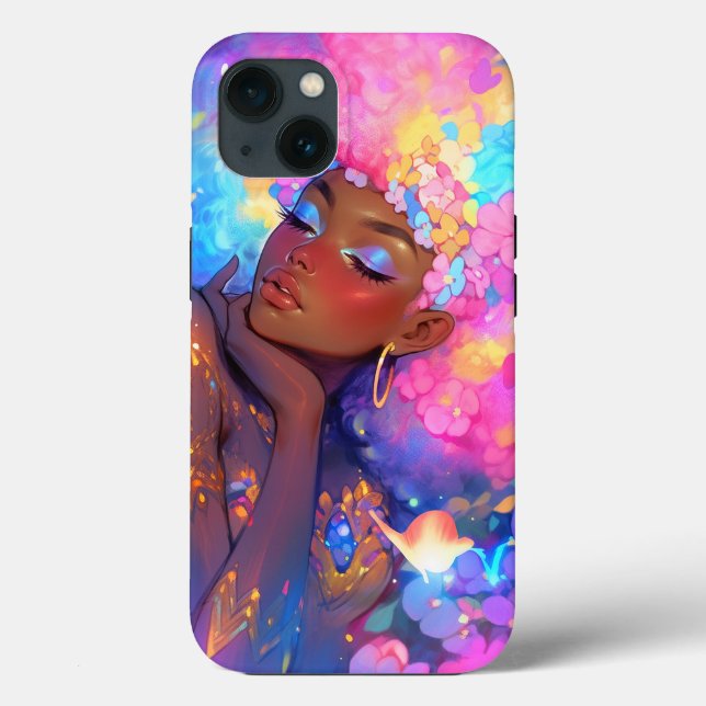 Fantasy Woman African American Art (Baksida)