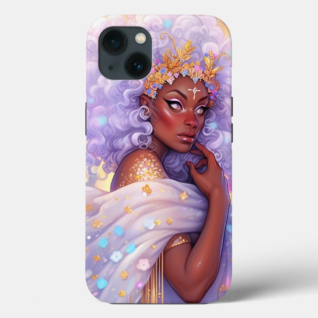 Fantasy Woman African American Art (Baksida)