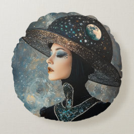 Fantasy Woman Rund Kudde