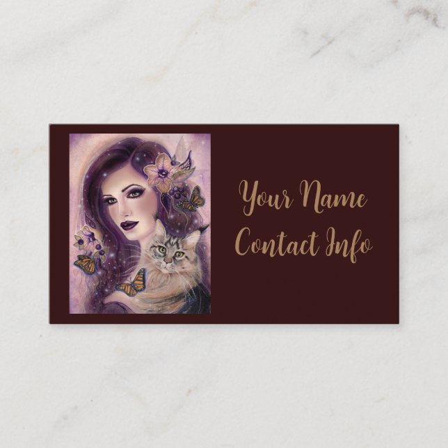 Fantasy Women with cat by Renee Lavoie (Framsida)