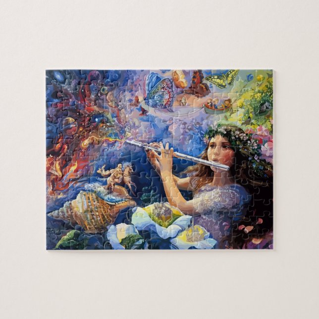 Fantasy Wonderland Puzzle Pussel (Horisontell)