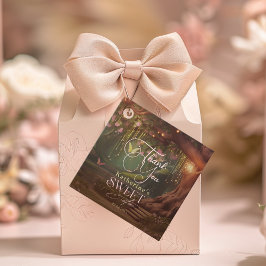 Fantasy Woodland Enchanted Forest Glow Sweet 16 Gåvor Etiketter