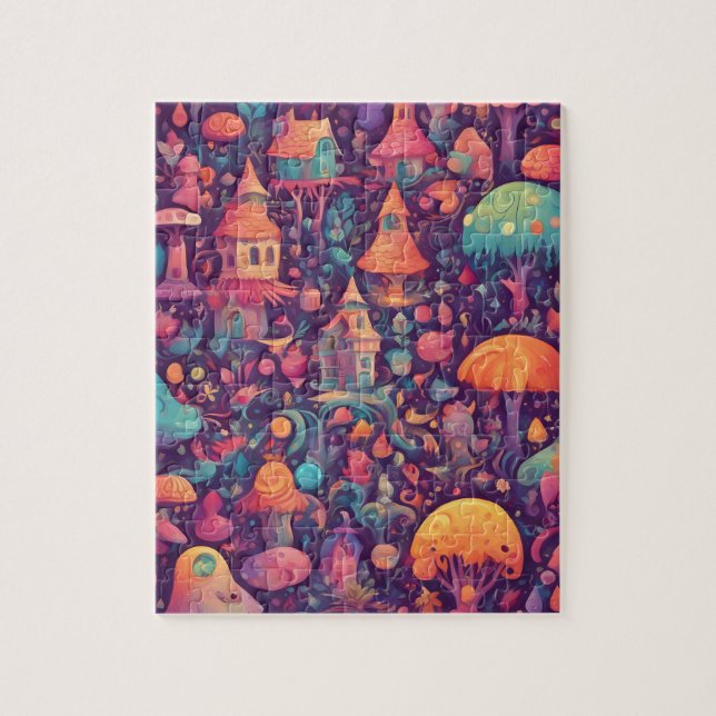 Fantasy World Colorful MagKingdom Pussel (Vertikal)