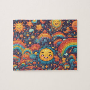 Fantasy World Colorful Sol Pussel