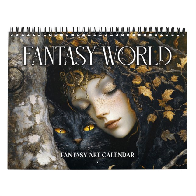 Fantasy World Fantasy Art Calendar 2026 Kalender (Omslag)