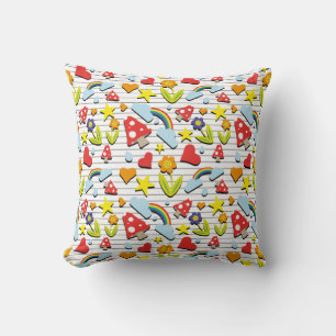 Fantasy World on Lining Note Papper Kudde