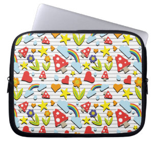 Fantasy World on Lining Note Papper Laptop Fodral