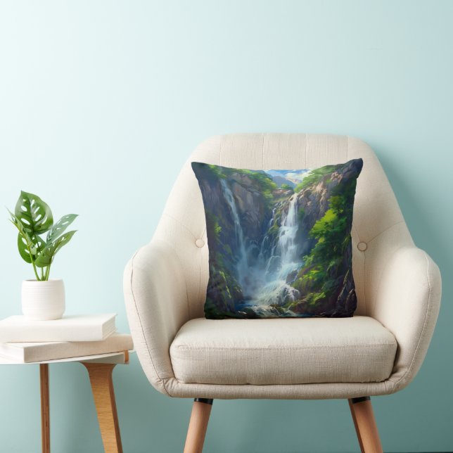 Fantasy World Waterfall Kudde (Stol)
